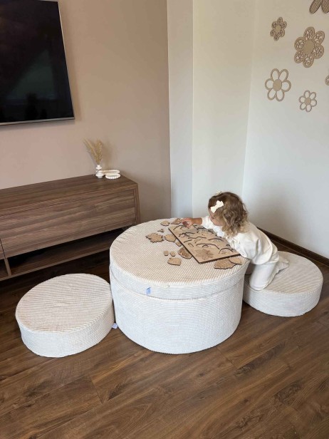 Kreatywne sposoby zabawy modulowa pufa piankowa Bricknest