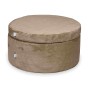 Brazowa pufa modulowa w kolorze toffee Bricknest