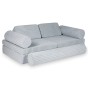Rozkładana sofa dziecięca z tkaniny wafel – estetyczne meble modułowe do pokoju malucha