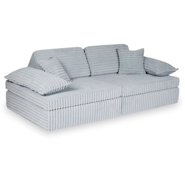 Klocki piankowe XXL z kanapy modułowej – sofa Premium Wafel rozłożona na części