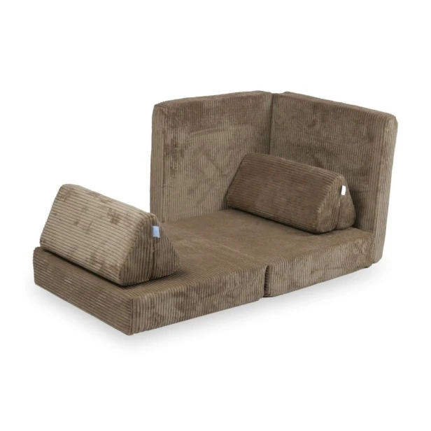 Toffee rozłożona sofa piankowa mata do zabawy